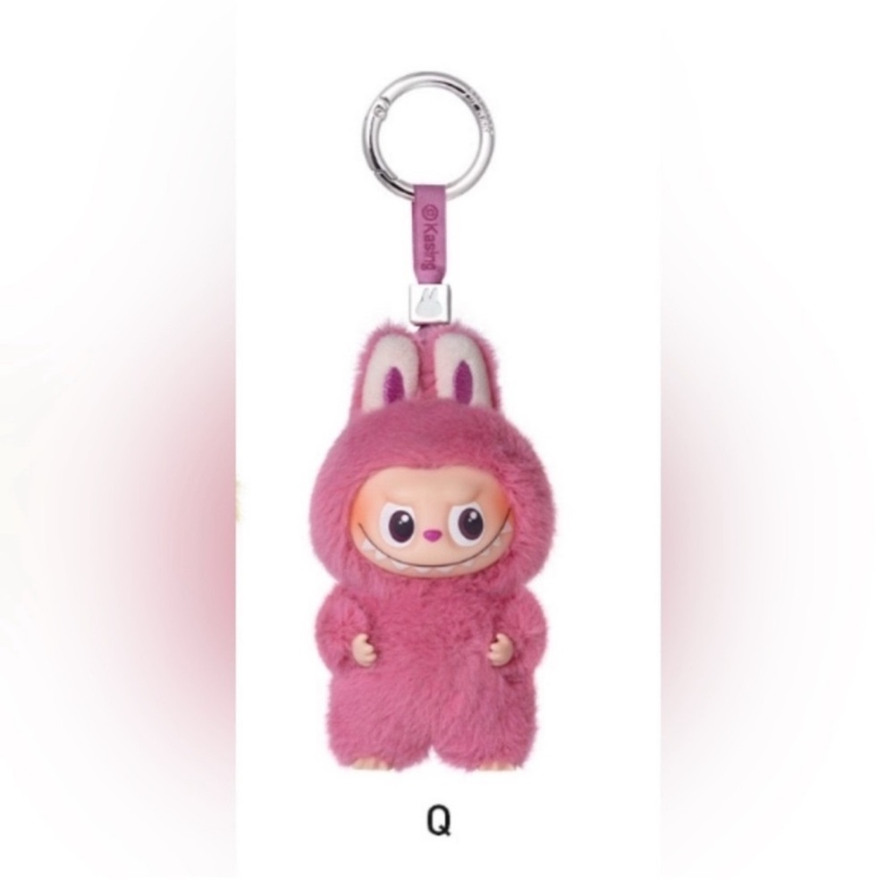 Q THE MONSTERS Pin for Love Series-Vinyl Plush Pendant Blind Box Q